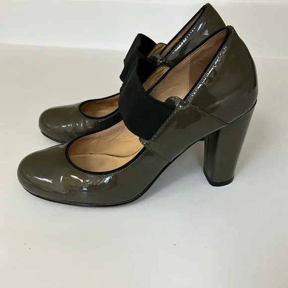 Cole Haan Chunky Heel Mary Jane Pumps Size 7 - Picture 2 of 7